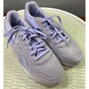 Reebok Women Leather‎ Purple Ortholite Sneakers Royal Glide Ripple Athletic 8